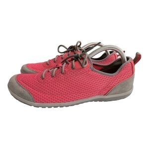 Clarks Women's Ibeeck Lace Walking Shoe Size 10W Pink/Grey